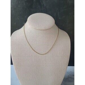 PGDA 925 1/10 14K Turkey Chain Necklace Vintage, READ